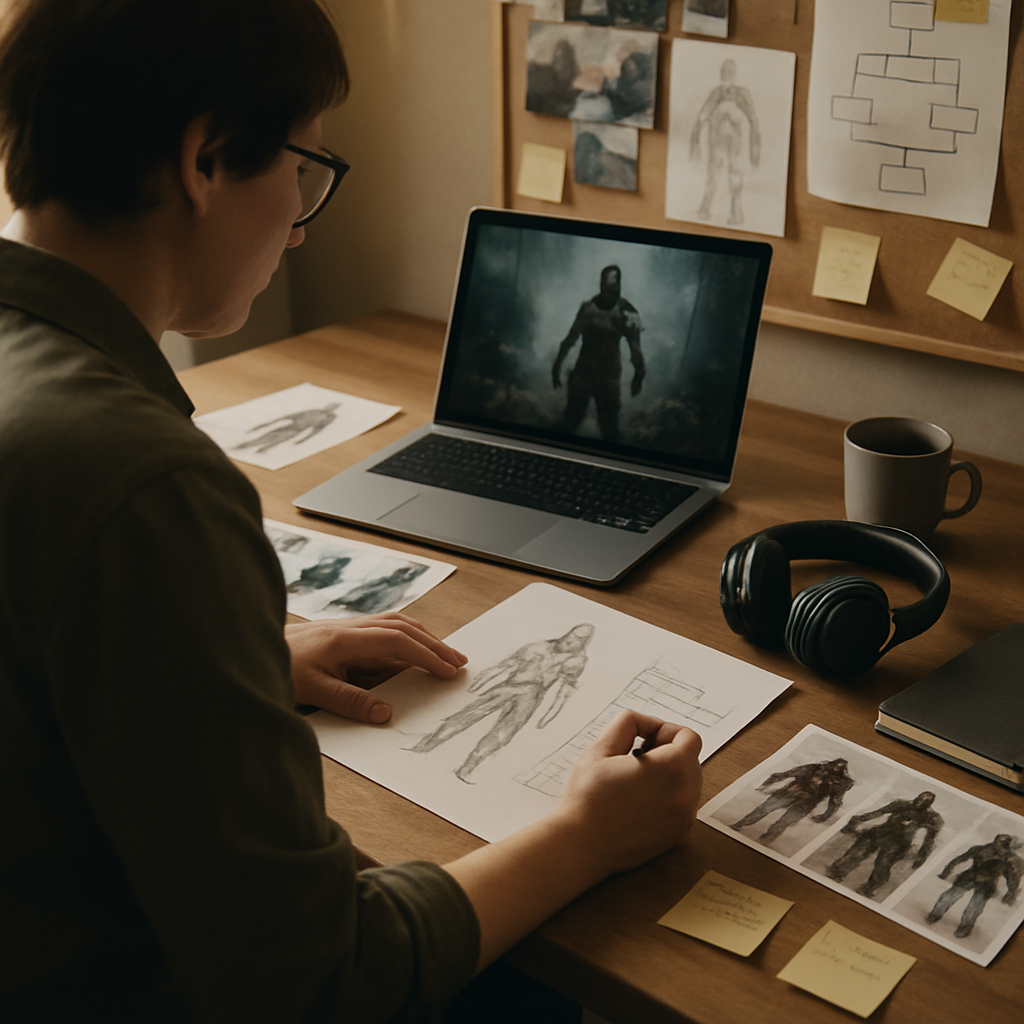 Charakterentwicklung und Narrativbogen – riccellicreative